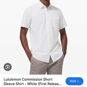 Lululemon men’s commission shirt size medium